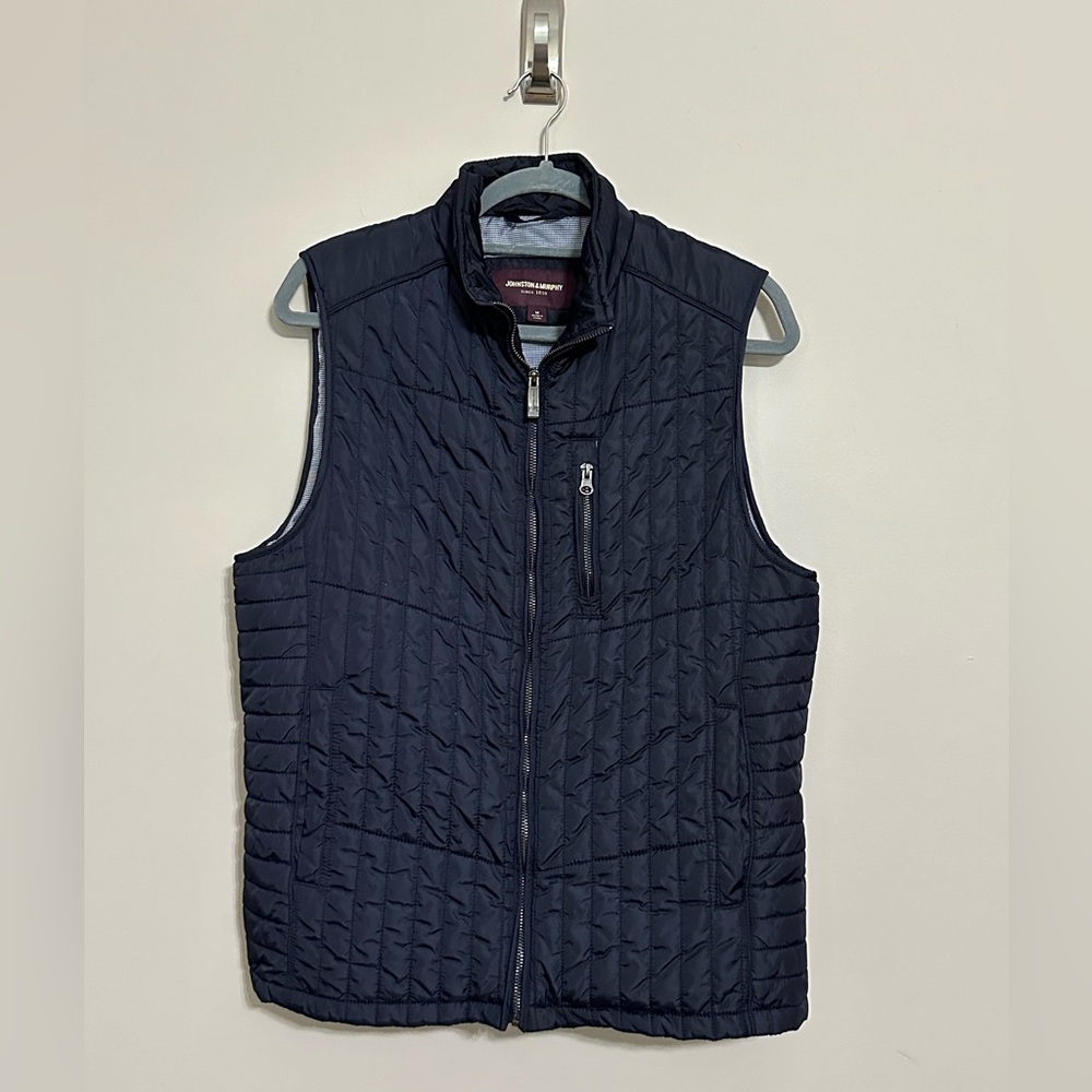 Johnston & Murphy Women’s Quilted Vest - Color: Navy - Size: M